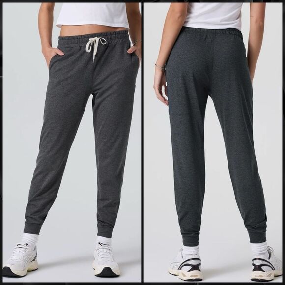 VUORI Performance‎ Jogger Long Women's Joggers CHARCOAL HEATHER GREY SIZE Xs